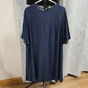 Simply Be Denim Blue Dress